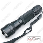 CE And ROHS 600 Lumens 3.0V-4.2V Tactical Led Flashlight With CREE T6 Led For Outdoor Activities