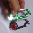 Custom design PS, PVC Material Mini Led Keychain, flash light for give away gifts