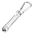 Custom design METAL keychain torch, white led Flashlight key chain for Promotional gifts