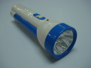 Plastic Led Flashlight Torches With 4 Leds Units 4V 600mAh Rechargeable Lead-Acid Battery