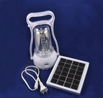 2W solar led panel,led camping emergency light with AC and DC charging port, for USB phone charge
