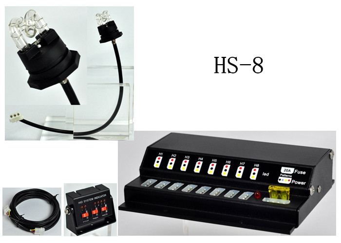 Hi / Lo Intensity HID System Strobe Hideaway Lights Inside of Car Headlight HS-8
