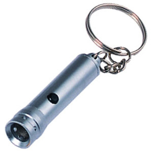 Promotional gifts Mini PVC, METAL Material printed led flashlight mini keychain torch