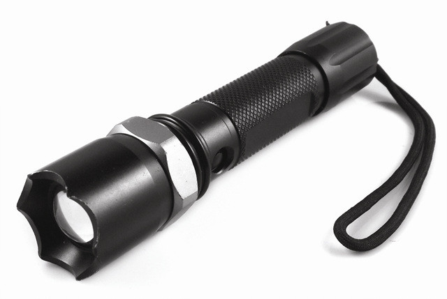 Multi Fuction Outdoor Police LED Flashlight JW004181-Q3 with 44.5 * 25 * 144 mm