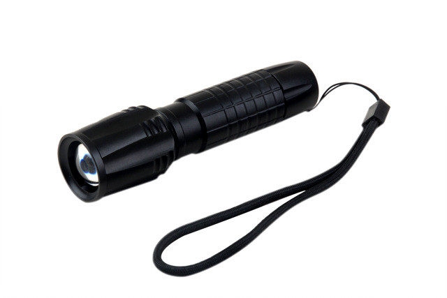 Ultra Bright LED Police Flashlight JW101181-Q3 for Full / Half Light
