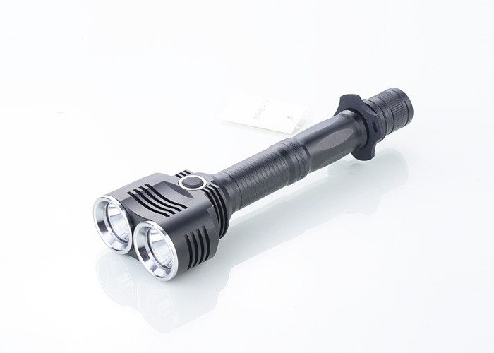 Anti - abrasive 1800Lm Tactical LED Flashlight , Rechargeable Led torch