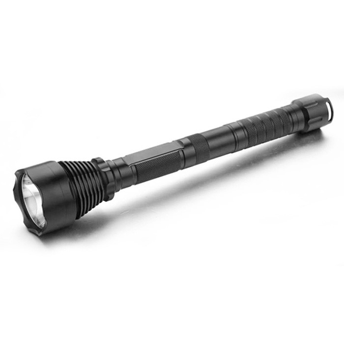 Heavy Duty Aluminum alloy Tactical LED Flashlight with Rechargeable Lithium Battery
