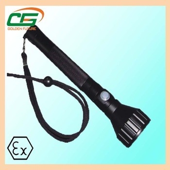 Security CREE Rechargeable LED Flashlight For Police , LED Rechargeable Torch Light
