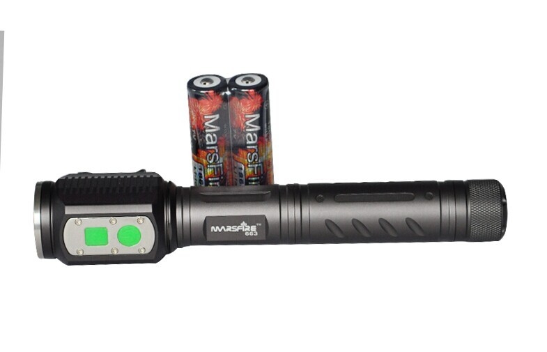 High lumen tactical led flashlight , 7.4V CREE Led Torch Light for travel