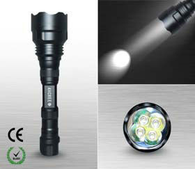 900 Lumens high power Rechargeable LED Torch police flashlight