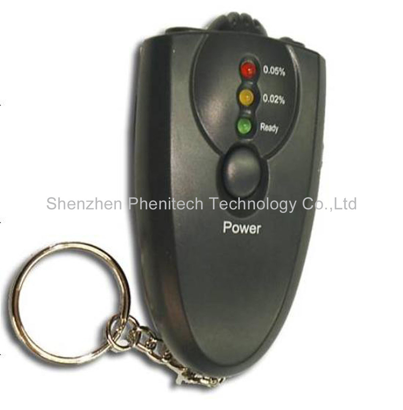 Keychain Breathalyzer Digital Breath Alcohol Tester with Torch Function
