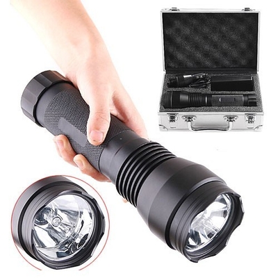 lithium ion battery led HID flashlight 35W HID high power flashlight 1500 meters