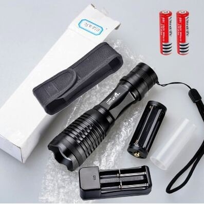 UltraFire 1800 Lm CREE XM-L T6 Focus Adjustable Zoom Torch Led Flashlight Torch light