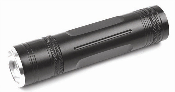 Black Powerful Police LED Flashlight JW020181-Q3 for Hiking, Hunting