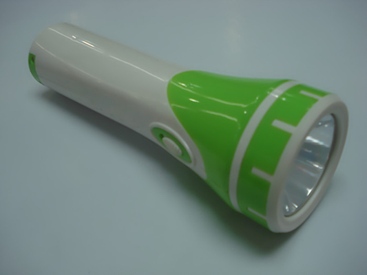 Customized 5 / 6 Led Units Plastic Torch Flashlight With 400mah Rechargeable Battery