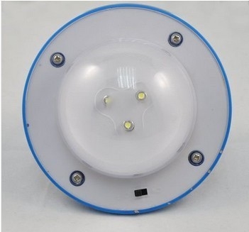3 leds Mini Portable Solar Led Light with Light Sensor System Emergency Lantern at Night