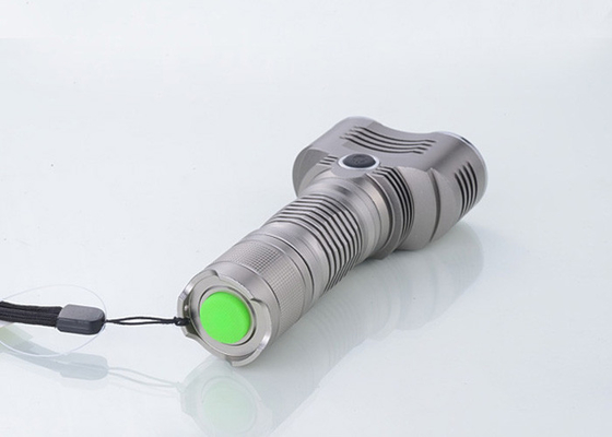 10W Super Bright shock - proof household rechargeable led flashlight with Two Switch