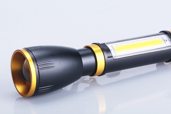Patented Durable Aluminum Alloy Tactical LED Flashlight COB LED Torch