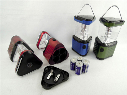 0.5 W outdoor plastic 24 LED Camping Lights with 4 * D battery , 100LM