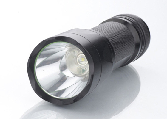 Anti - abrasive Searching CREE Police LED Torch for Colombian Police , 180lumen