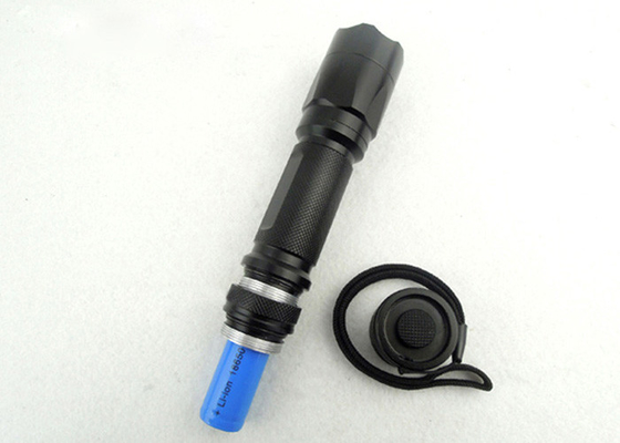 Anti - abrasive Searching CREE Police LED Torch for Colombian Police , 180lumen