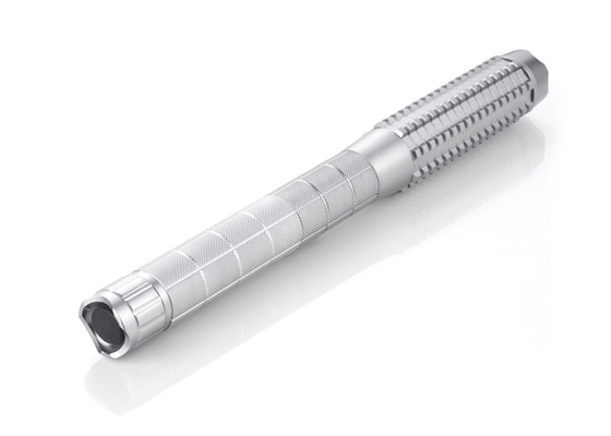 5W skidproof emergency Aluminum Police LED Torch With Knurling Surface