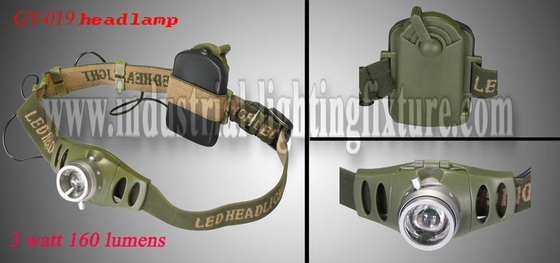 3w CREE High Power Rechargeable Led Headlamp Flashlight with 160 Lumens Output