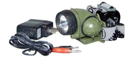 High-Intensity Waterproof Rechargeable 3 Watt LED Headlamp For Fireman