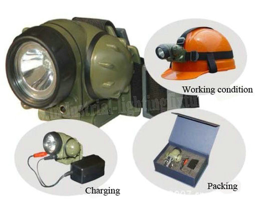 High-Intensity Waterproof Rechargeable 3 Watt LED Headlamp For Fireman