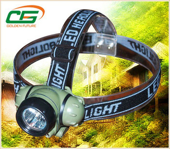 Lithium Ion 3W Rechargeable LED Head Torch Cree , White LED Headtorch