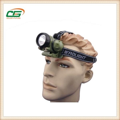 1 Watt Rechargeable Led Head Torch Long Lifespan , Weatherproof