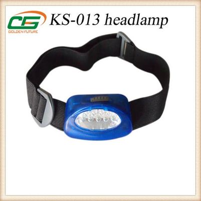 Mini Camping Led Headlamp With 5PCS White LED , 14000MCD AAA Batteries