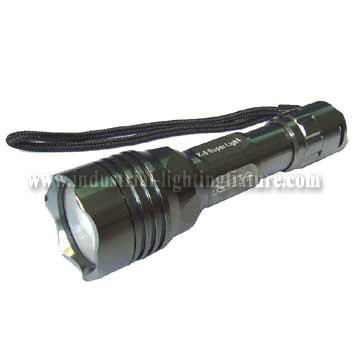300 Lumens 4W CREE LED Flashlight Rechargeable , One Torch Flashlight