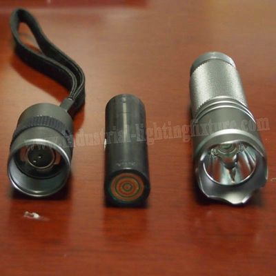 IP66 3w Rechargeable CREE LED Flashlight For Mining , White Led Flashlight