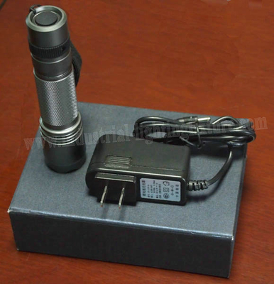 IP66 3w Rechargeable CREE LED Flashlight For Mining , White Led Flashlight