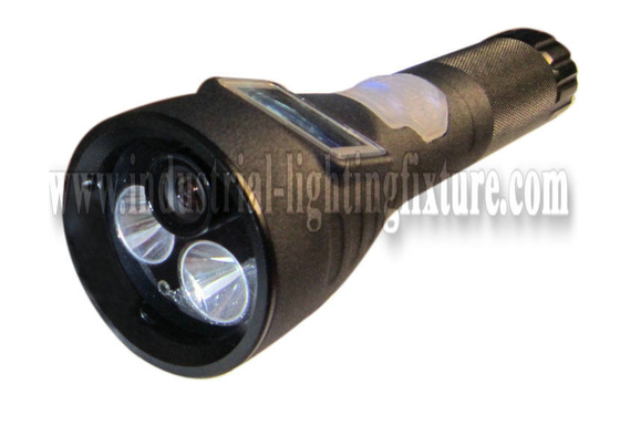 IP66 AVI Video LED Rechargeable Flashlights ATEX FCC With Spotlight / Floodlight