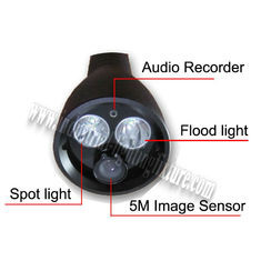 IP66 AVI Video LED Rechargeable Flashlights ATEX FCC With Spotlight / Floodlight