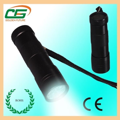 12pcs White Led Torch Flashlight With 3pcs 1.5V AAA Battereis