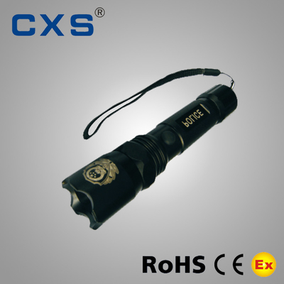 Rechargeable IP65 Explosion Proof Flashlight Cree Led Police Flashlight