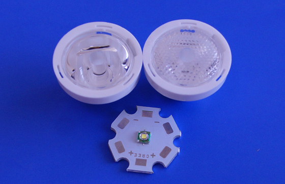 20mm Cree xpe High Power Led PMMA Led Lens , led reflectors for led flashlight