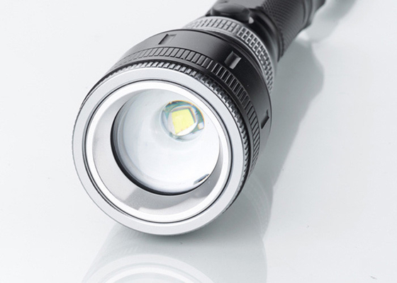 household LED Rechargeable Flashlight , 10W Zoom super bright led torch
