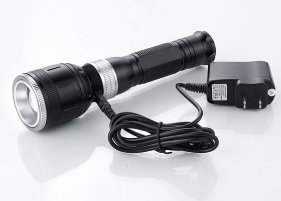 household LED Rechargeable Flashlight , 10W Zoom super bright led torch