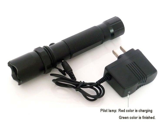 blue lighting Led recharge flashlight