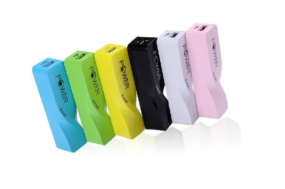 High Capacity Mini Power Bank With Keychain , Mobile Power Bank Charger