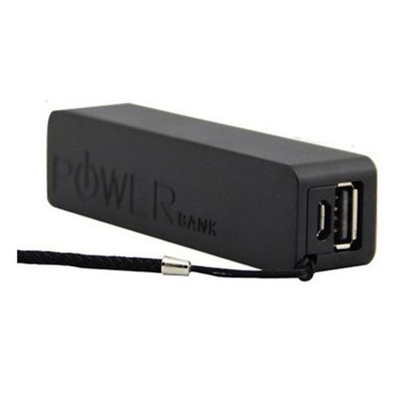 White 2600mAh Cell Phone Charging Station , Portable Power Bank Keychain Battery Charger