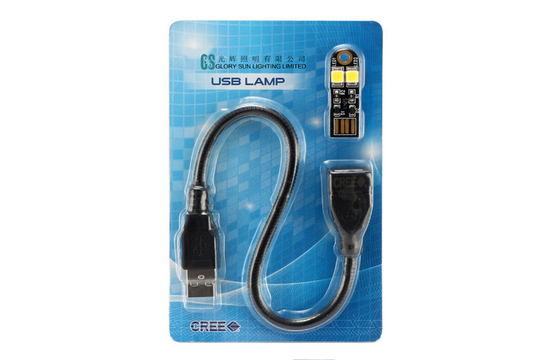 black / white cool white Mini USB LED Lamp For Laptop Keyboard