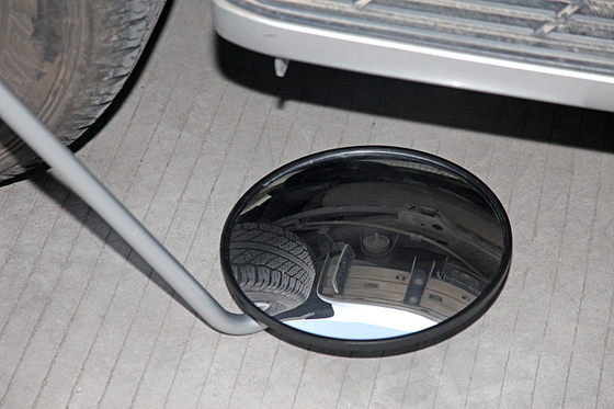 GP-916 Under Vehicle Inspection Mirror / Flat Acrylic Mirror with Two Curve and 30*30CM Mirror