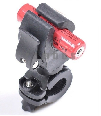 360° Bike Torch Flashlight Mount Holder , Clip LED Flashlight Bicycle Handlebar Cradle Holder