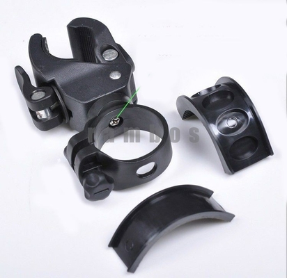 360° Bike Torch Flashlight Mount Holder , Clip LED Flashlight Bicycle Handlebar Cradle Holder