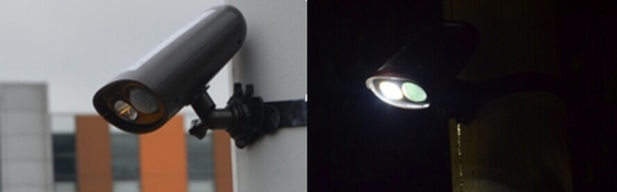 Cree 250lm LED Solar Yard Lights , 2W LED Torch wall mount led light fixtures